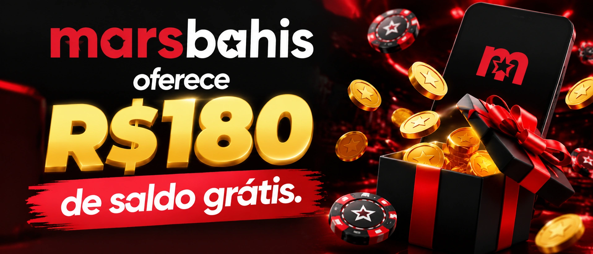 Bloco promocional do marsbahis com destaque para bônus e campanhas de entrada